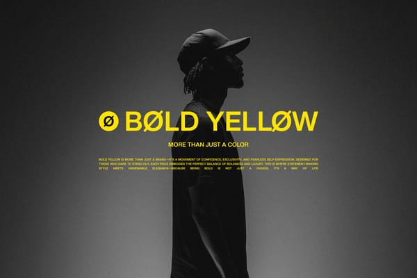 Bold Yellow Branding Mockup