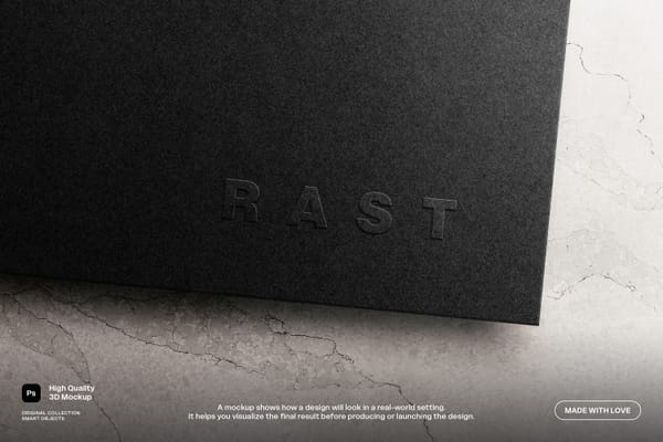 Logo Mockup on Marble