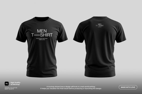 Men T-Shirt Mockup